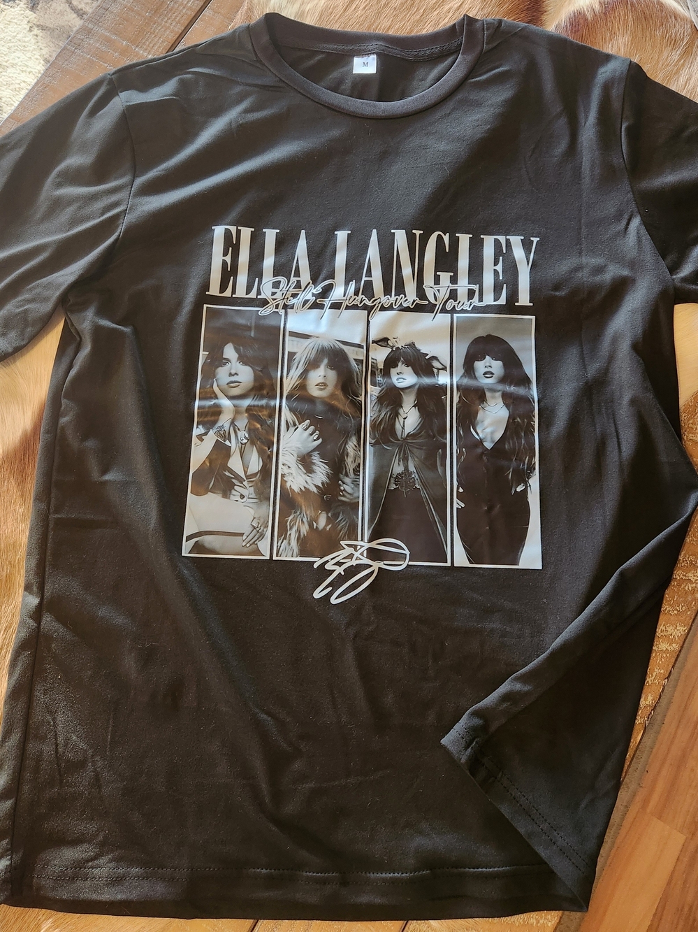 Black Graphic Band Tee - Picture 2 of 3